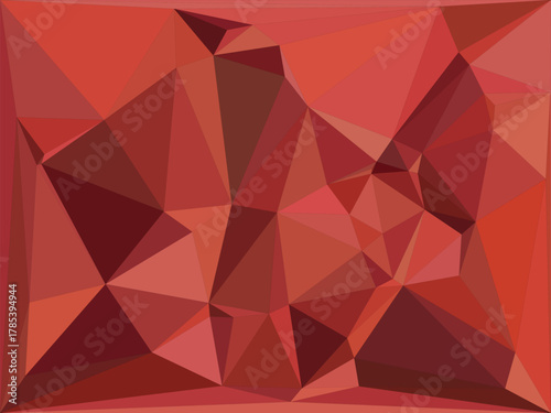 Abstract Low Poly Gemstone Crystal Polygon Background