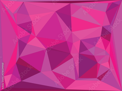 Abstract Low Poly Gemstone Crystal Polygon Background