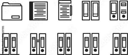 Collection of office documents, folders, and files