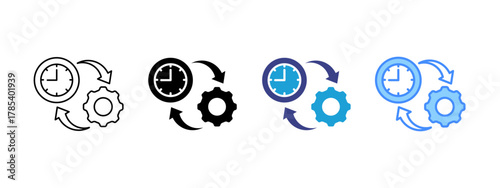 Effective icon set multiple style collection