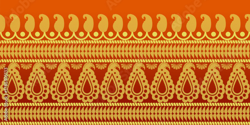 beautiful graphic saree design and this sari design is in Indian style which is for textile fashion industry and it can be used as wallpaper backdrop and website bg this style is originated in india