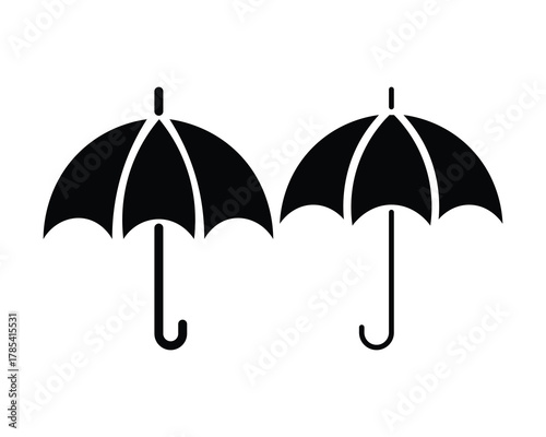 Umbrella icon  vector. Simple umbrella icon design.