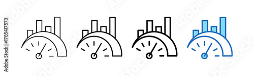 Benchmark Outline Style icon