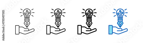 Knowledge Outline Style icon