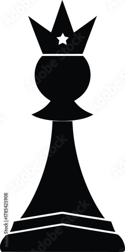 Chess Queen Silhouette