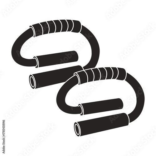 Push up handle icon  design