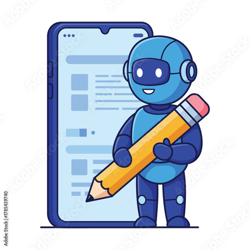 Robot Writing Assistant Mobile App