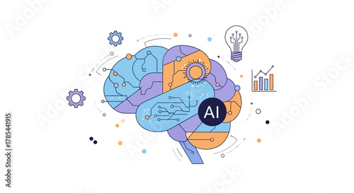 Conceptual outline of artificial intelligence as a human brain technological