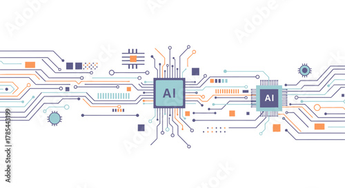 Artificial Intelligence Microchip Technology Integration and Digital