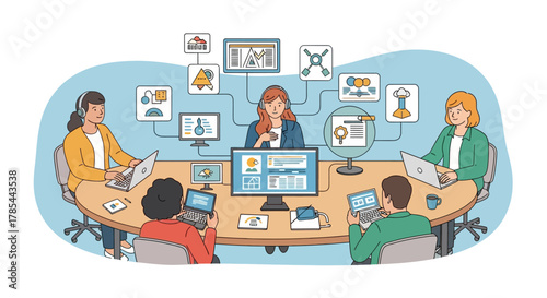 Collaborative digital teamwork: an integrated workflow for modern business