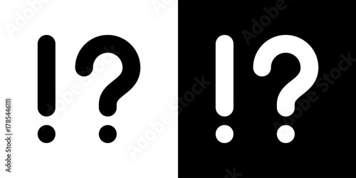 ！？のびっくりアイコン