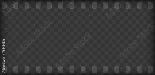 Film grain filter. Grungy abstract backdrop with gritty spray and ink texture. Battered black screen. Vector illustration.