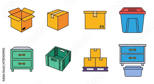 Find storage solutions moving boxes containers drawers organization items