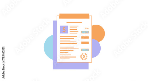 Minimalist representation of financial documentation and monetary transactions