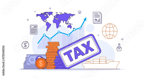 Global financial taxation strategies and international trade economics