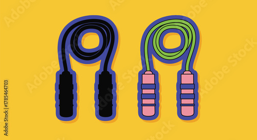 Jump rope fitness workout exercise skipping rope cardio training equipment