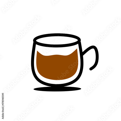 A Cup of Coffee Vector Illustration