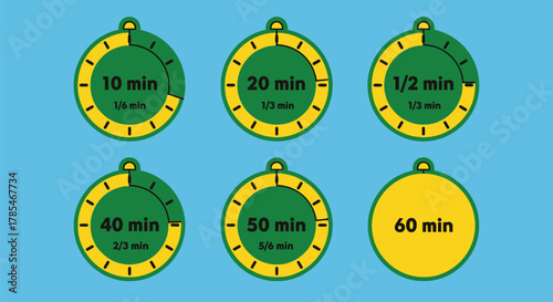 Timer countdown clock time management productivity pomodoro technique