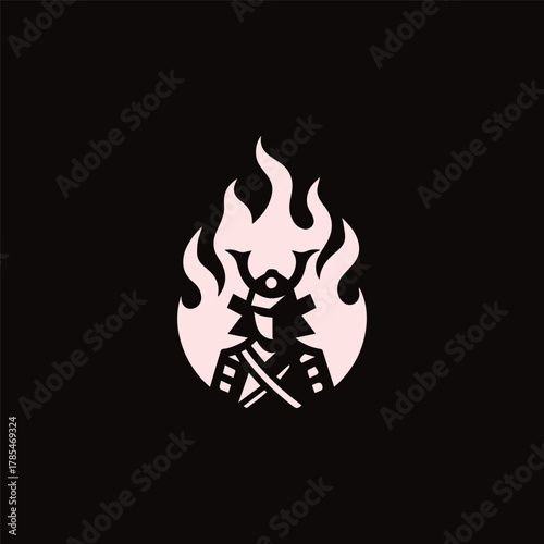 Samurai Burning Logo