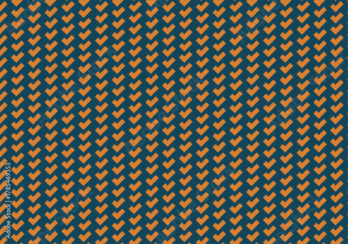 レトロでモダンなパターン柄
