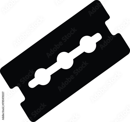 Razor Blade Silhouette