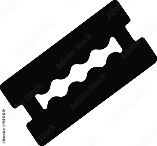 Razor Blade Silhouette