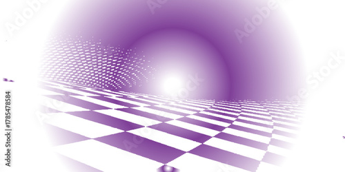 Abstract Black Checkered Wave Pattern Background