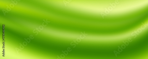 Matcha latte smooth gradient. Green lime color blurred splash background. Pistachio liquid wave wallpaper. Matcha tea flavor drink texture backdrop for promo, brochure, banner. Vector juicy fresh bg