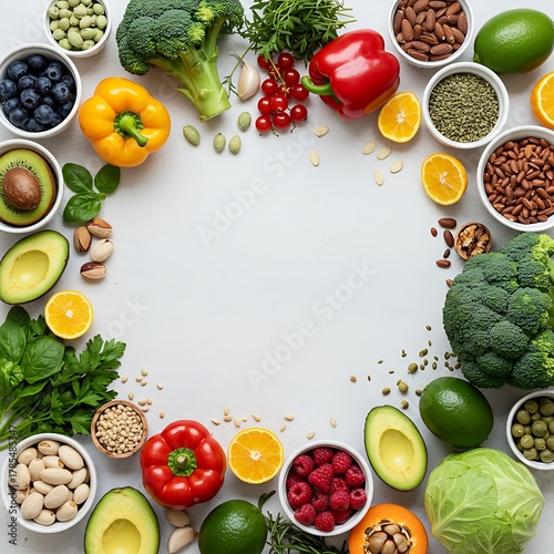 彩り豊かな食卓の円環