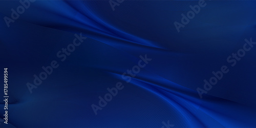 Luxury background design with diagonal abstract blue   line pattern in dark color. Vector horizontal template for business banner, premium invitation, voucher, prestigious gift certificate.