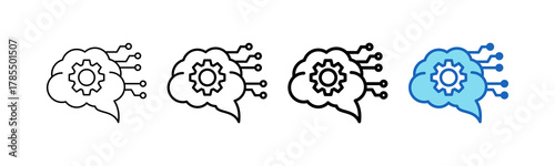 Logic Icon outline style icon