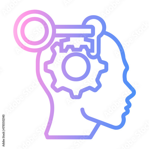 knowledge Line Gradient Icon