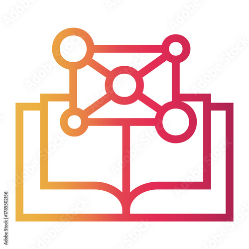 knowledge Line Gradient Icon