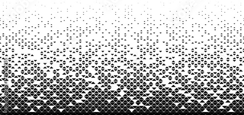 Abstract Technology Geometric Triangle Halftone Pattern. EPS10 Vector