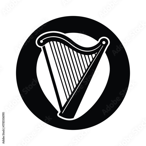 Harp Irish Music Icon