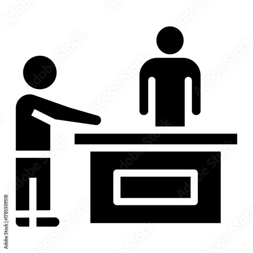 hotel service Solid icon