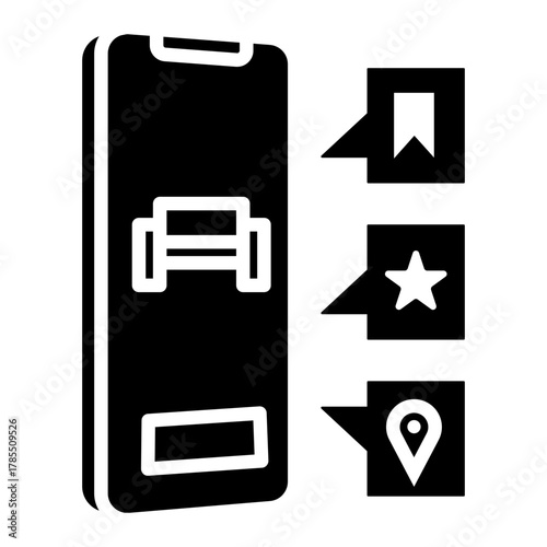 hotel service Solid icon