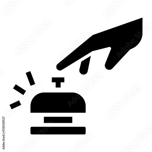 hotel service Solid icon