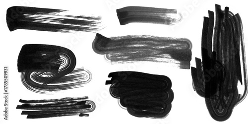 Hand Painted Brush Texture Vector