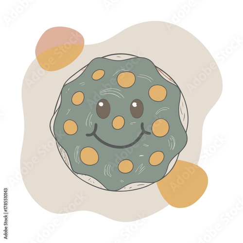 Minimalist abstract lines digital art background texture effect