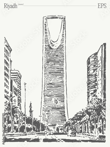 Riyadhs Iconic Architecture includes the Kingdom Centre Tower, a symbol of contemporary design