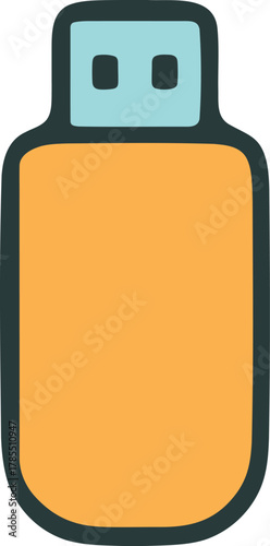Flash disk USB drive icon