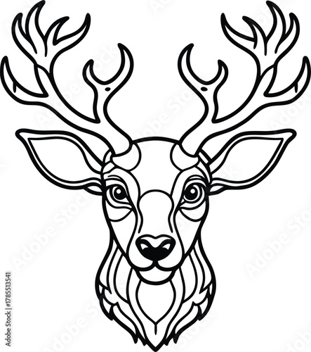 Solid black background, abstract design element, empty canvas