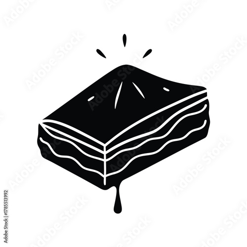 Golden Brown Baklava Honey Shine Dessert