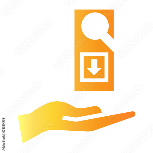 hotel service Gradient icon