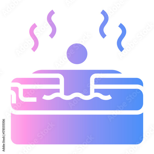 hotel service Gradient icon