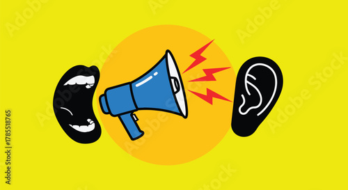 Amplify your message using a megaphone to reach your target audience