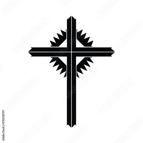 Golgotha Cross Beam Symbol