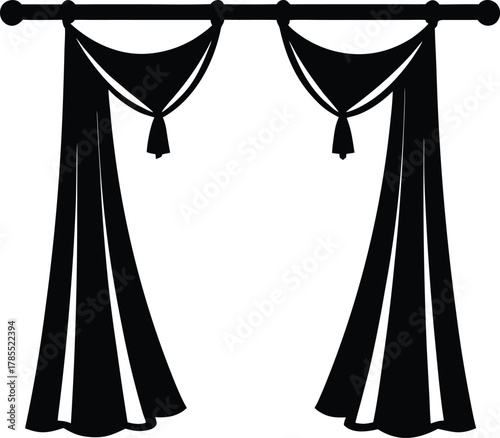 Curtains Silhouette