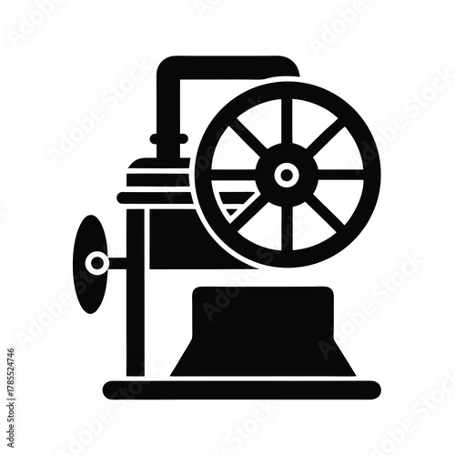 Grinding Machine Background Icon